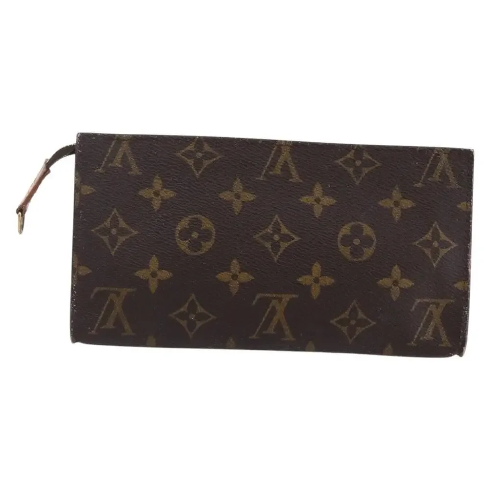 Louis Vuitton Monogram Bucket GM Accessory Pouch Brown